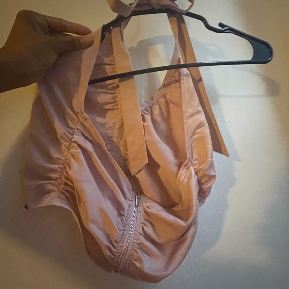 Pink satin top and bottom set - Picture 7 of 7